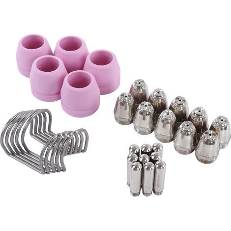 Consommables pour torche Plasma ABS, remplacement facile, buses d'électrode, Kit de tasses pour petit projet Commercial, 30 pièces (1/5)
