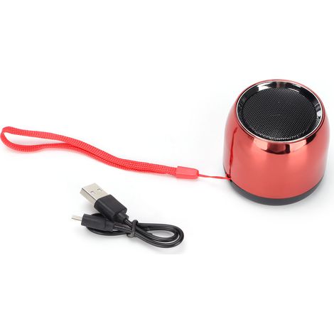 Kabelloser Bluetooth-Lautsprecher in Teekannenform, tragbarer Miniatur-Subwoofer mit Metallfinish (1/5)
