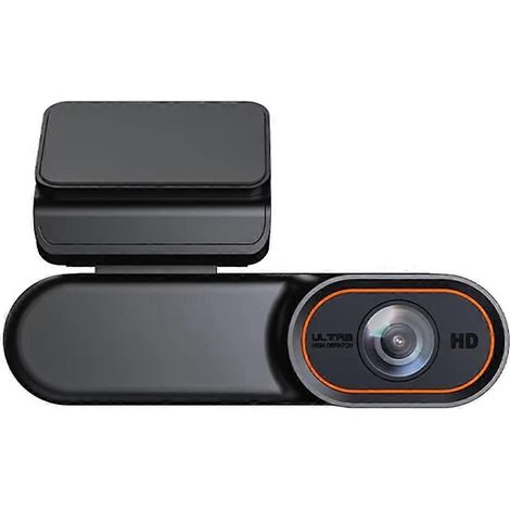 Caméra embarquée 4G WIFI Mini DVR pour voiture avec double objectif avant et arrière et boîtier noir 1080p, idéale pour la surveillance de stationnement. (1/5)