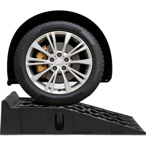 Autohebebühnen, Material: Kunststoff PP, Abmessungen: 90 x 28 x 22 cm, Hubhöhe: 17,5 cm, Tragfähigkeit: 7257,48 kg, Arbeitsbreite: 24 cm (1/5)
