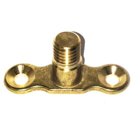 Cast Brass Back Plates for munsen ring - Male M10 Boss