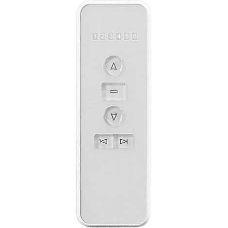 Télécommande AC123-06, télécommande pour stores, télécommande 433 MHz compatible avec stores enrouleurs, stores et auvents motorisés (1/5)