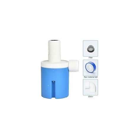 Régulateur de niveau de piscine automatique – Vanne à flotteur en plastique alimentaire – Contrôle niveau d'eau 0-100°C – Installation verticale (1/5)