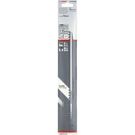 Lama per seghetto alternativo Bosch S 1242 KHM confezione da 1 pezzo
