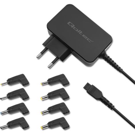 Qoltec Universal-Laptop-Netzteil 45 W Automatisch Mehrfachstecker 8 Stecker (1/5)