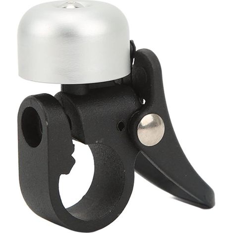 Campanello per monopattino elettrico, in lega di alluminio, più potente, campanello da manubrio per bicicletta, clacson con gancio pieghevole, compatibile con M365 (1/5)