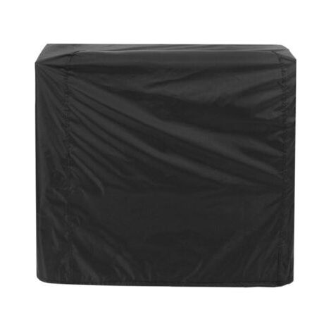 BUNTHAUS Housse Barbecue Noir, Couverture de Gril Anti-l\\'eau/Anti-l\\'humidité Protection UV Poussière Eau Résistant au Vent pour Barbecue Extérieur Jardin Patio Grill (145x61x117cm) (1/5)