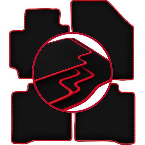 Tapis de voiture CARLUX-RED pour : Suzuki Baleno II à hayon (2015-)