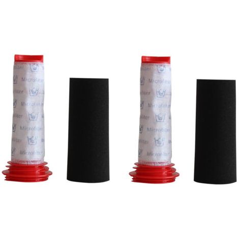 2er-Pack Schaumstofffilter und Mikro-Hygienefilter für die kabellosen Staubsauger Bosch BCH6ZOOO und Bosch BBH625W60 (1/5)