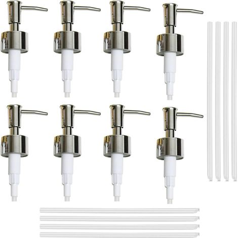 8 Pièces Pompe de Remplacement, Distributeur de Savon Pompe Tête, Pompe de Rechange, Tête de Pompe de Savon, Pompe de Rechange Savon, Utilisé dans Les Maisons, Hôtels, Cuisines, Salles de Bain'Parent' (1/5)
