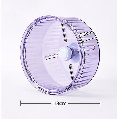 roue De Course Pour Hamster Violet Avec Support En Acrylique, Spinner De Course Pour Gerbilles, Chinchillas, Cochons D'inde, Cureuils Et Autres Pe (1/5)