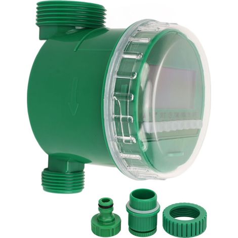 Timer di irrigazione programmabile, display LCD automatico, timer di irrigazione a risparmio energetico con filtro per cortile, giardino e prato (1/5)