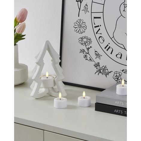 Eglo LED Teelicht Longbleh warmweiß - 6 Stück Flammenlose/LED-Kerze
