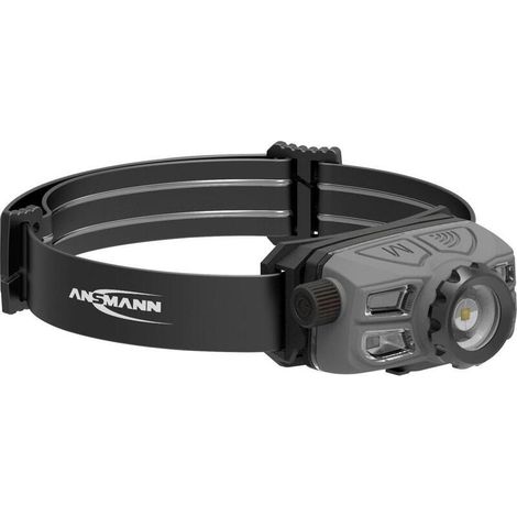 Ansmann HD450FRS Negro, Gris Linterna con cinta para cabeza LED