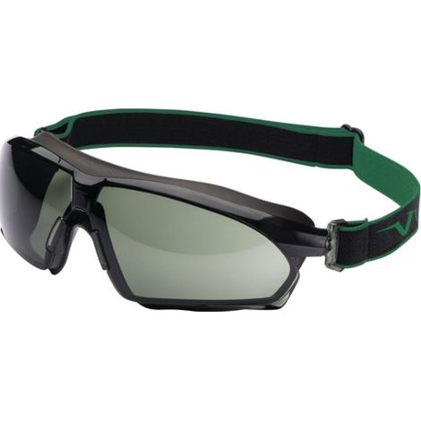 Univet  Gafas  panorámicas  625  EN  166  EN  170  EN  172  Montura  gris  oscuro  Lente  verde  G15  -  625.03.01.05 (1/3)
