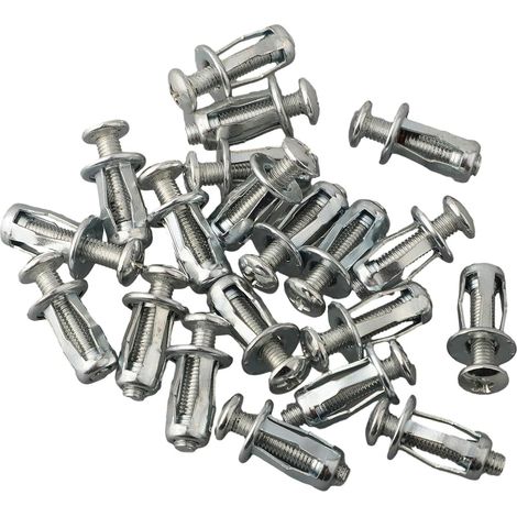 Set of 20 heavy-duty zinc-plated steel expansion bolts (20 pieces m5) (1/5)
