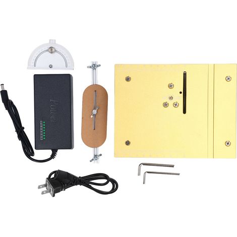 Petite scie de bureau, Mini coupe électrique multifonctionnelle Portable pour le travail du bois, prise américaine (1/5)