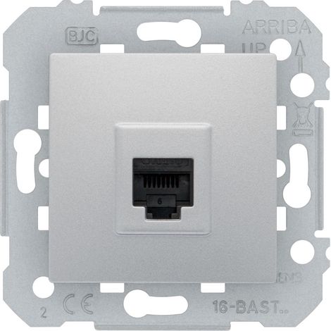 Prise RJ45 Silver Siemens DELTA VIVA