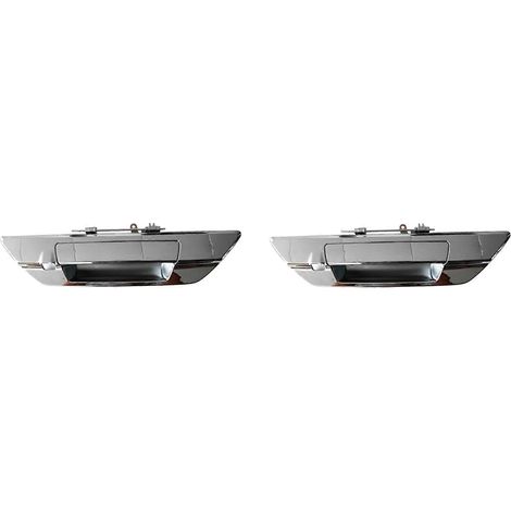 2X 69090-0K120 para Toyota Hilux Revo 2015-2020 Manija cromada para portón trasero con orificio para cámara 690900K120 (1/5)