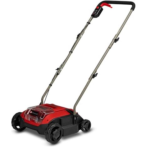 Escarificador einhell inalámbrico 28 cm 12 cuchillas acero negro