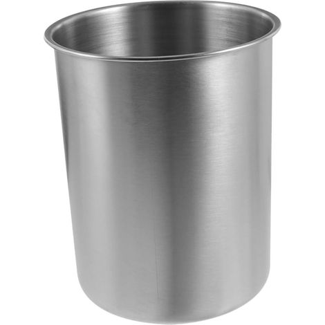 Seau à glaçons en acier inoxydable Seau de refroidissement de boissons pour bar et restaurant Seau à glace en métal pour boissons froides (1/5)
