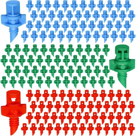 Ugello per irrigazione automatico, gocciolatore, ugello a micronebulizzazione, gocciolatore regolabile, ugello per irrigazione da giardino per microirrigazione a goccia in serra o giardino fai da te ( (1/5)