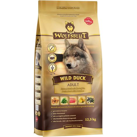 Wolfsblut Wild Duck Adult Trockenfutter - Ente mit Kartoffel 12,5 kg Trockenfutter (1/3)