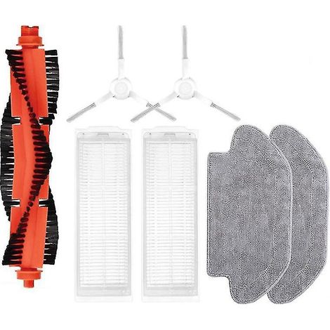 Brosse latérale principale, filtre HEPA, chiffons de nettoyage pour balai Xiaomi Mop 2s (1/4)