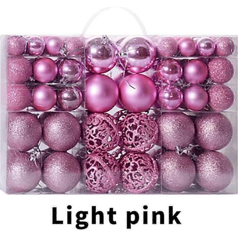 Leodye Liquidation - Lot de 100 boules de Noël incassables pour décorer votre sapin. (1/2)