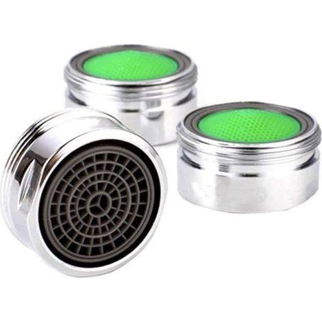 Cleafe - Set 2 Pz Aeratore Filtro Per Rubinetto In Ottone M24 Rompigetto Tappo 24 Mm 69171 - (1/5)