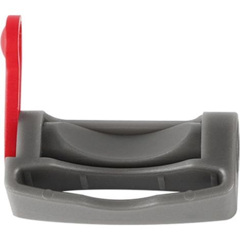 Control clip for the on/off button of Dyson V15, V6, V8, V7, V10 and V11 vacuum cleaners. Grey. (1/5)