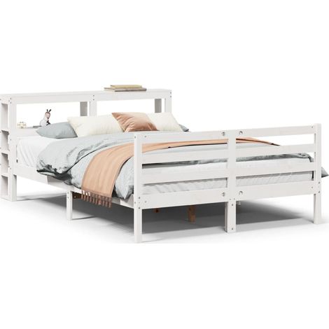 Maison Exclusive - Bettgestell mit Kopfteil ohne Matratze 160x200