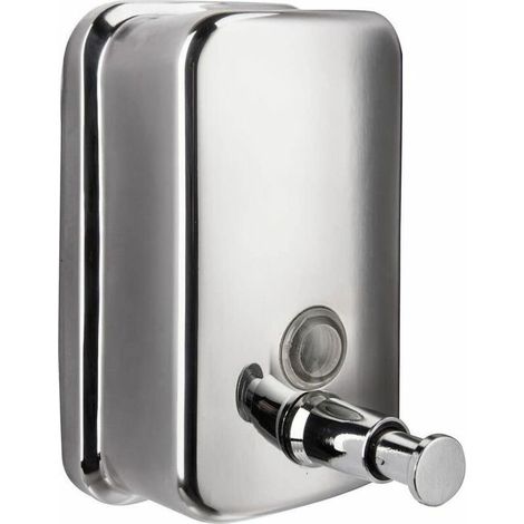 Distributeur de savon anti vandalisme en inox 500ml (1/5)