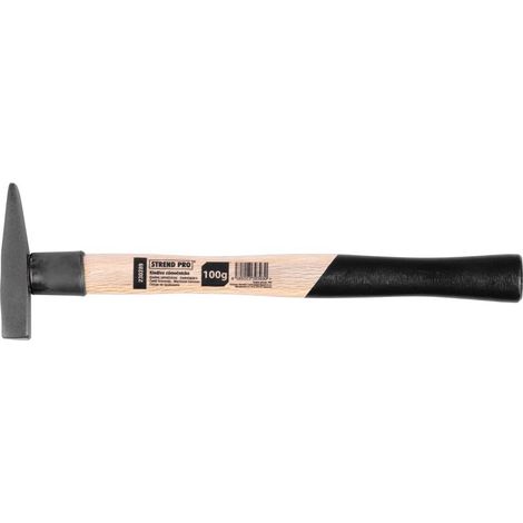Hammer Strend Pro HM100 100 g, Schlosserhammer, Holzgriff, Stiellänge 260mm