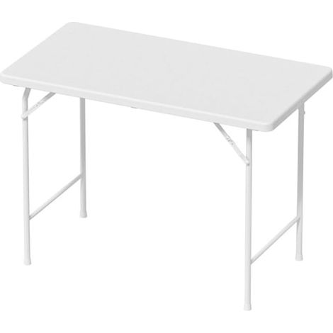 Table polyvalente pliable rectangulaire 100x54x74cm hauteur réglable étanche portable pour intérieur extérieur camping (1/5)