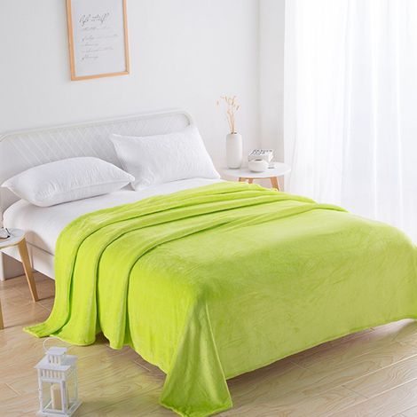 Couverture Flanelle - 150 x 200 cm - Pour Lit Canapé ou Extérieur - Usage Toutes Saisons - 1 Pièce (1/5)