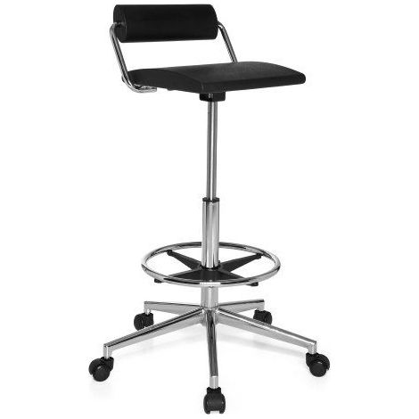 Siège technique / Siège de bureau TOP WORK 28, noir hjh OFFICE