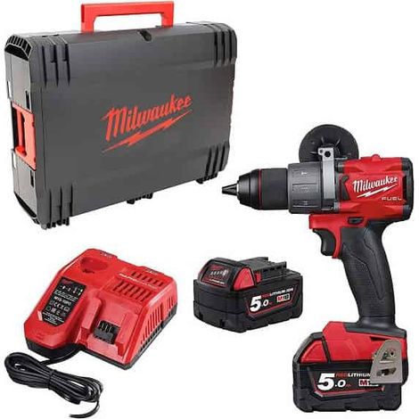 Milwaukee- 4933464264 Perceuse de Batterie Carburant M18Fpd2 – 502 X Noir/Argenté (1/10)