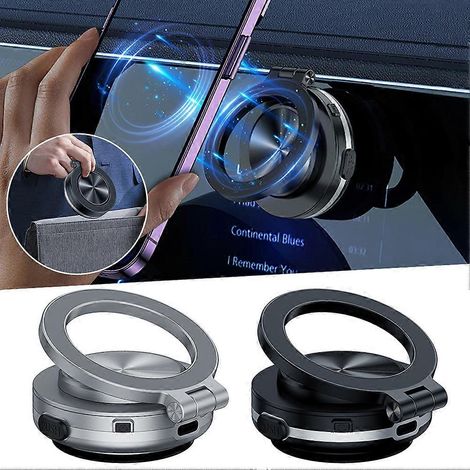 Support de téléphone à ventouse électrique pour navigation de voiture, rotation à 360°, pour la conduite. (1/5)