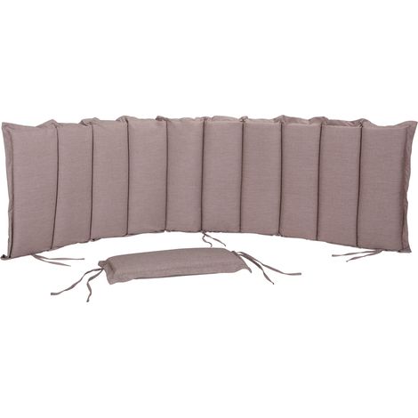 Cuscino per Lettino a Dondolo con Poggiatesta idrorepellente traspirante grigio & crema melange Cream mottled (en) (1/5)