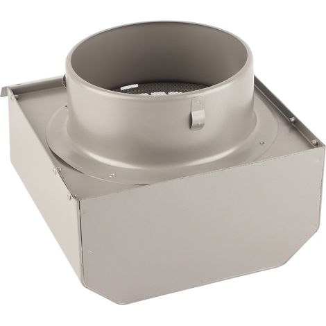 Ortviai Capot de sortie murale en acier inoxydable pour hotte, extracteur ou VMC – Ø150 mm, étanche et anti-insectes (1/4)