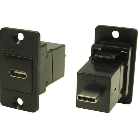 Adattatore, Presa Presa USB tipo C - spina USB tipo B CP30611 Cliff Contenuto: 1 pz.