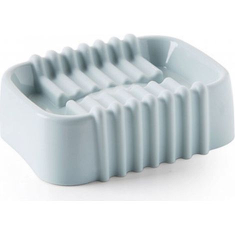 Porte-savon bleu, 12,59,54 cm, porte-savon anti-accumulation d'eau avec fonction d'égouttage. (1/5)