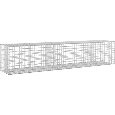 vidaXL Gabion with 5 mm Wire and 5x5 cm Mesh 250x50x50 cm (1/5)