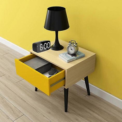 Réveil numérique intelligent de chevet, horloge de bureau USB de voyage à LED verte avec affichage de la date et de la température au format 12/24 h et fonction snooze pour la chambre, noir - FFY (1/4)