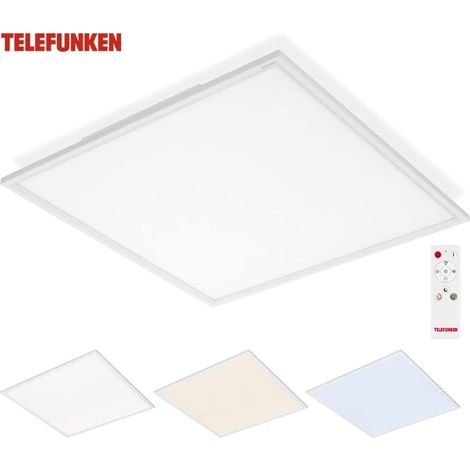 TELEFUNKEN - PANNELLO LED BIANCO 36 watt3600 lumen 62x62x5CM CON TELECOMANDO