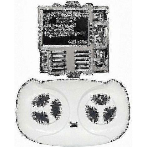 Récepteur Bluetooth 12V pour voiture électrique enfant, contrôleur démarrage progressif compatible Jr1958rx, 1858rx, 1738rx, télécommande sans fil, pièce détachée robuste. (1/5)