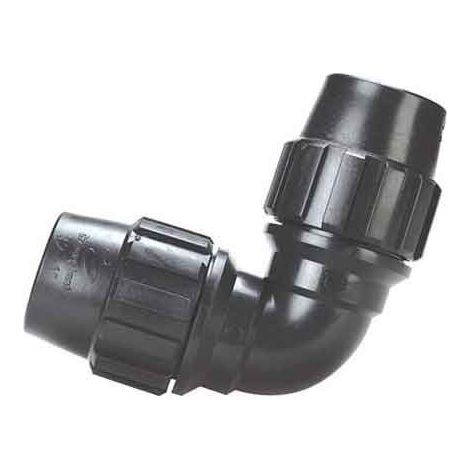 Codo Fitting Polietileno Crearplast Medidas Accesorios Fontanería: 40mm