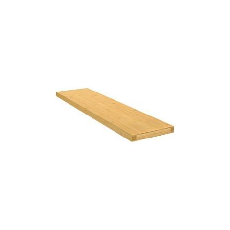 Étagère murale 80x20x2,5 bambou (1/4)