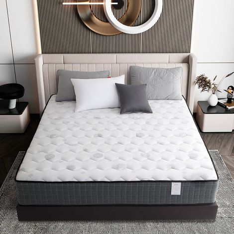 Iztoss – Matelas mémoire de forme 140x190 cm – 20 cm de hauteur – Confort optimal avec mousse respirante – Pour 2 personnes